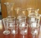 Assorted Lot of Glass Beakers Pharmacy Lab