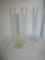 Lot of Plastic Graduated Cylinders for Lab