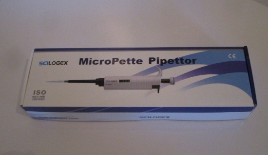 MicroPette Single Channel Pipettor Scilogex Pipette 20-200 ?L