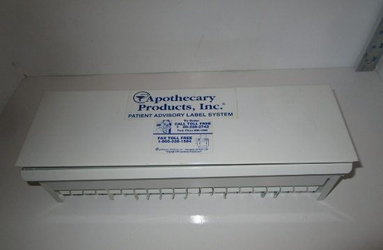 Apothecary Products Patient Advisory Label System