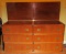 Beautiful Sheesham Wood Mid Century Lift Top Buffet w/ 4 Drawers on Base.