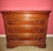 Lexington Mahogany 2 over 3  Drawer Mahogany Low Chest w/ Traditional Brass Pulls - approx. 4.5'