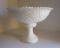 Pressed Milk Glass Punch 13