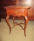 Small One Drawer Mahogany Accent Table