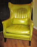 lovely Retro Style Bernhardt Wingback Arm Chair w/ Brad Accents - Just way  Cool & Comfy