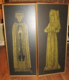 Pair of Rubbings - Religious Figures - 11