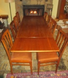 Awesome High Quality Dining Table & 8 Chairs - Purchased in Belgium in 1956. - 86