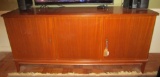 Belgium Light Mahogany Buffett w/ Banded Inlay -  3 Cabinet Doors w/ Shelves - very nice piece!