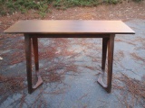 Danish Style Wood Entry Table