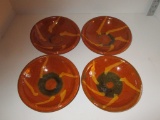 Vintage Red Ware Southwestern Painted Bowls - 7