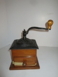 Iron & Wood Coffee Mill