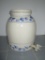 3 Gallon Stoneware Blue & White Beverage Dispenser w/ Spout