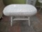 White Wicker Coffee Table 28