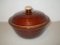 Stoneware Brown Drip Glaze 8.5