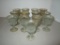 13 Glass Pedestal Votive Candle Holders - great for weddings or entertaining