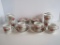 Lot - 12 Demitasse Cups & Saucers - Sweet Floral Pattern