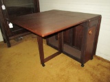 Butterfly Mahogany Table w/ Drop to Floor