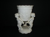 Ceramic Vase Supported by 3 Putties