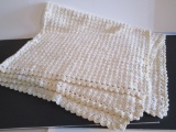 Vintage Crocheted Table Cloth