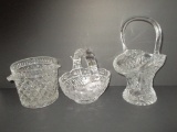 Pressed Glass Lot - Ice Bucket 5