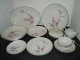 Castle Court Rose Glow China made in Japan - 57 Pieces