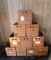 stack of 10 Wooden Boxes