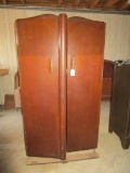 Deco Style Double Door Wardrobe - needs TLC - 36