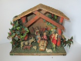 Vintage Crèche w/ Figurines