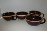 Lot Misc Brown Drip Glaze Stoneware