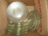 Lot Glass Dessert Plates - Great for Wedding or Entertaining