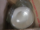 Lot Glass Dessert Plates - Great for Wedding or Entertaining