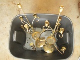 Lot - Brass Candle stands