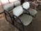 HON Padded Steel Chairs, Qty.4