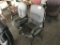 Grey Fabric Office Chairs w/ Wheels