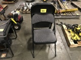 Padded Folding Chairs, Qty.3