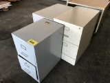 Steel 2-Drawer Filing Cabinets, Qty. 3