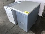 SteelCase Desk Extension Filing Cabinets