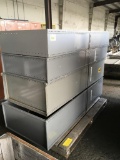 Metal Shelf Units, Qty 4