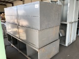 Metal Shelf Units, Qty 3