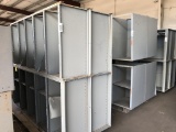Metal Shelf Units, Qty 4