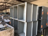 Metal Shelf Cabinets, Qty 4