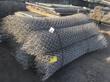 Chain Link Fencing Rolls, Qty 7