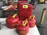 Gas Cans, Qty. 4