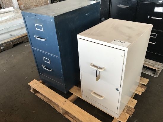 2 Drawer Filing Cabinets, Qty 2