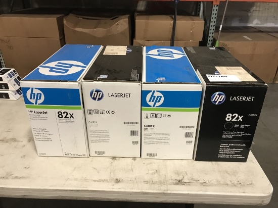 HP 82X Laserjet Cartridges, Qty. 4