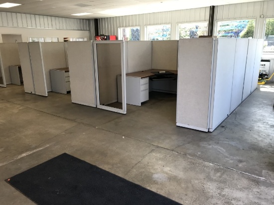 6 Cube Modular Workstation System