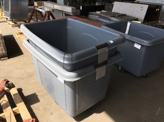 Rubbermaid 4614 Cube Trucks, Qty 2
