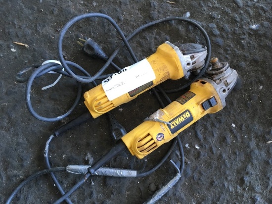 DeWalt Angle Grinders, Qty 2