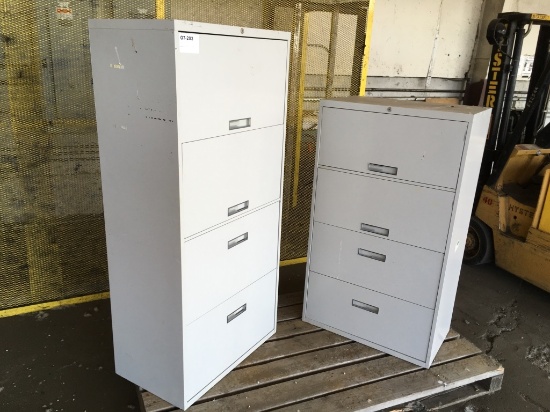 4 Drawer Filing Cabinets, Qty. 2