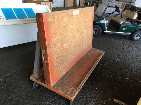 Wooden Material Cart